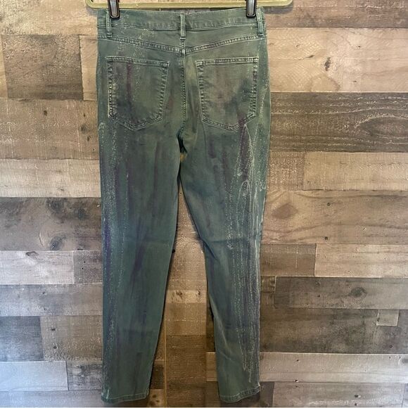 LOFT UPCYCLED TEAL PANTS Sz 28 - Picture 3 of 4